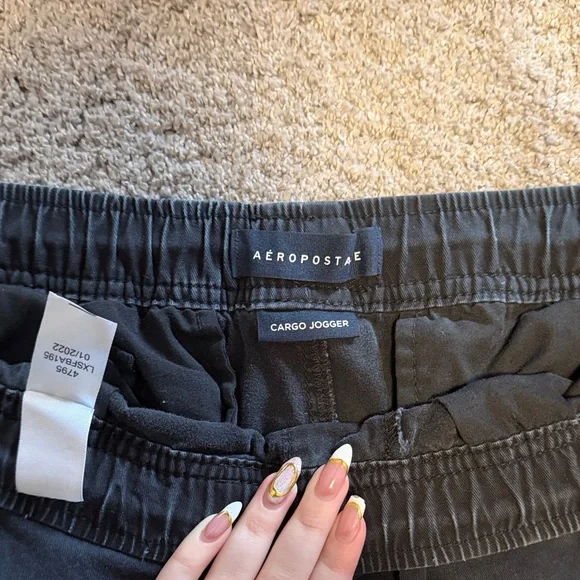 Aeropostale Black Cargo Pants for Men - Picture 4 of 5